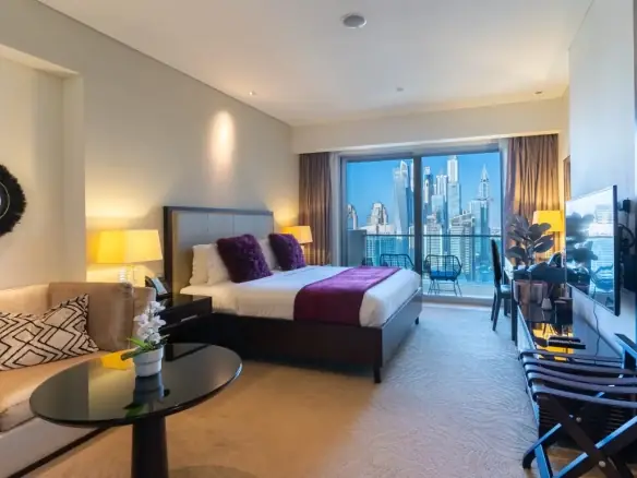 Slaapkamer appartement Dubai Marina